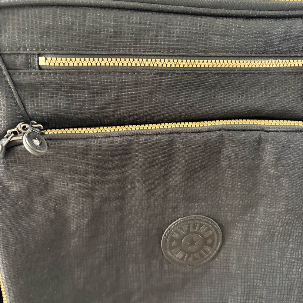 Kipling Black Rolling Spinner Luggage with Front Zip Pockets - Picture 4 of 13